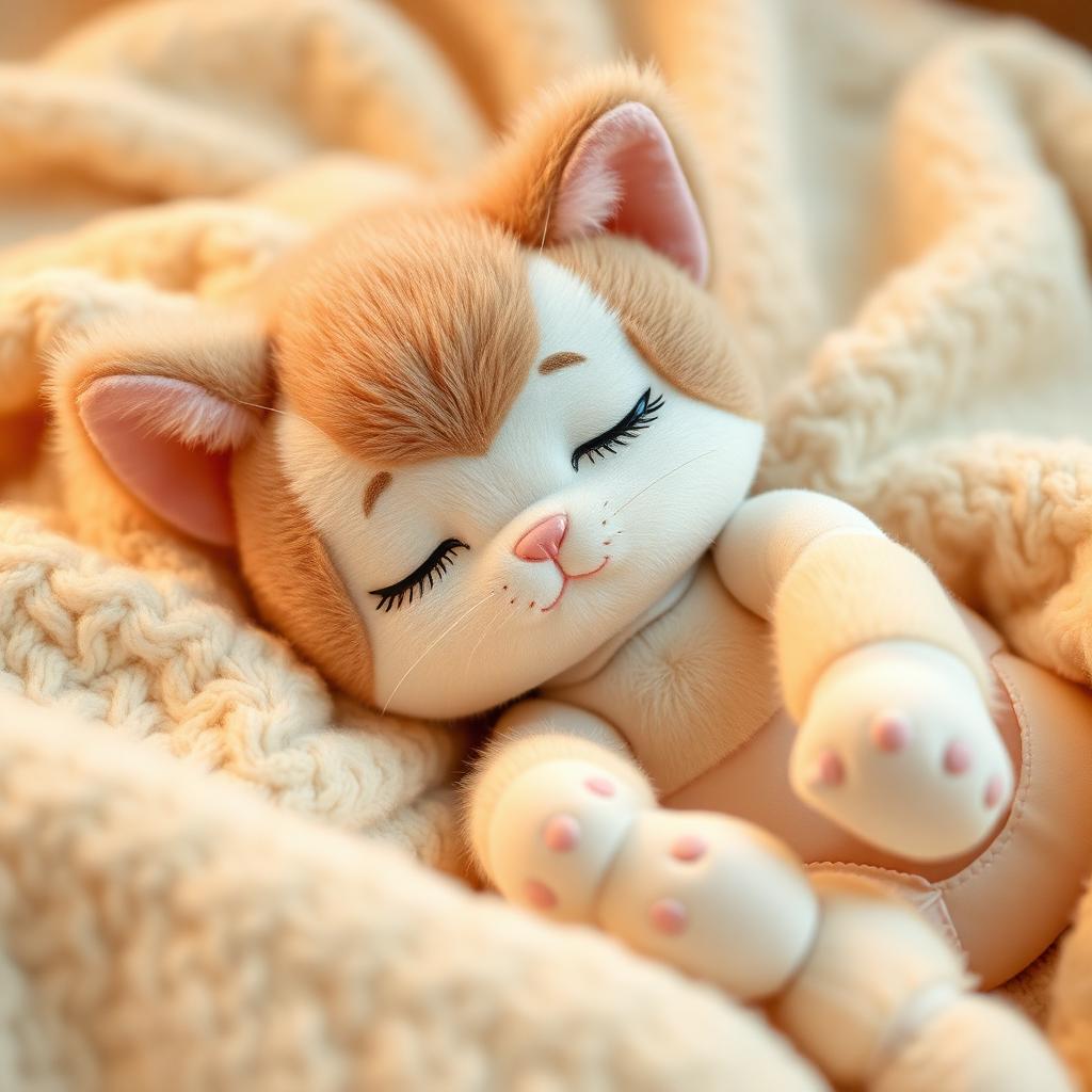 CuddleCritter sleeping peacefully